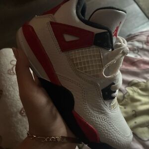 Jordan Kids Sneakers - White and Red